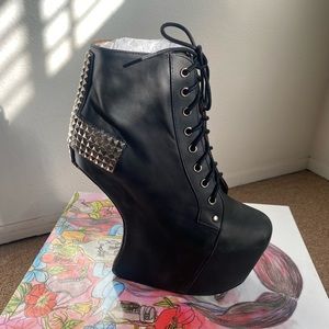 Jeffrey Campbell Holy Cross Studded Boots